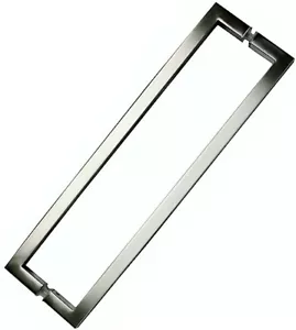 SGS 18" Shower Door Handle Pull Set, Stainless Steel, Back To Back Mounting - Bild 1 von 3