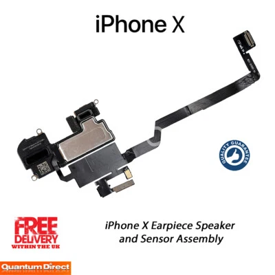 iPhone X Earpiece Ear Speaker and Sensor Assembly Replacement Flex Cable NEW - Image 1 of 3