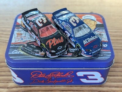 Action Dale Earnhardt Jr & Sr. #3 1998 Goodwrench ACDelco juego de 2 carros de hojalata 1:64 Foto 1 de 4