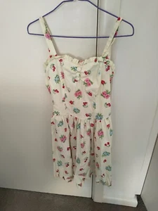 Size Small Hell Bunny Vixen Fruit Print Floral Dress - Picture 1 of 6