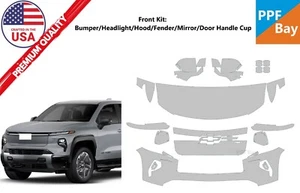 For Chevrolet Silverado EV LT 2025-2026 Front Paint Protection Film PreCut PPF - Picture 1 of 5