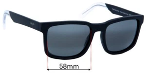 Lentes de repuesto para gafas de sol SFx para Maui Jim MJ862 Stone Shack - 55 mm de ancho - Imagen 1 de 26