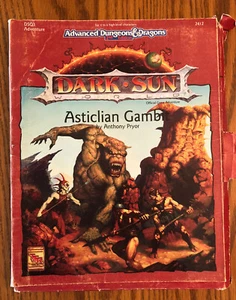 DSQ3 ASTICLIAN GAMBIT 1992 DARK SUN AD&D 2nd Ed Boxed Set 2412. KOMPLETT - Bild 1 von 11