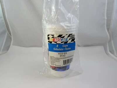 8 tazas de plástico vintage Party Express NASCAR 2000-14 FL OZ/OZ FL (414 ML) Foto 1 de 4