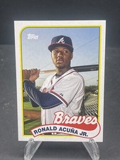 2023 RONALD ACUNA JR./CHIPPER JONES TOPPS ARCHIVES 1989 DOUBLE HEADER #89DH-6
