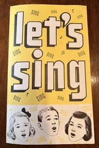 Vintage Ad Preferred Risk Mutual Insurance Lets Sing Song Book 1962 Non-Drinkers - Imagen 1 de 5