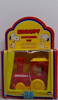  Tren motorizado de colección Peanuts Snoopy Hasbro motorizado por fricción sin usar, en caja Foto 1 de 4