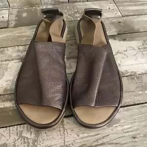 The Flexx Shoreline Pewter Leder Peeptoe Sandalen 8,5 - Bild 1 von 9