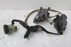 KAWASAKI ZX7 FRONT BRAKE MASTER CYLINDER & CALIPERS ZX-7 ZX7R NINJA 89 90 91 92 - Picture 1 of 2