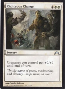 RIGHTEOUS CHARGE 23/249 GATECRASH MTG MAGIC NM - Bild 1 von 1