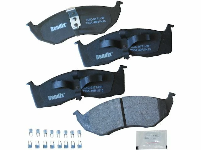 Conjunto de pastilhas de freio dianteiras Bendix compatível com Chrysler Concorde 1998-2004 85VFSC - Imagem 1 de 1