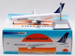 INFLIGHT 1:200 Mexicana Boeing B767-300 Diecast Aircraft Jet Modelo XA-MXE - Imagen 1 de 14