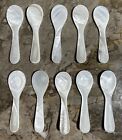 Caviar Spoons - Mother of Pearl - Set of 10 Pieces - - 8x2.3cm
