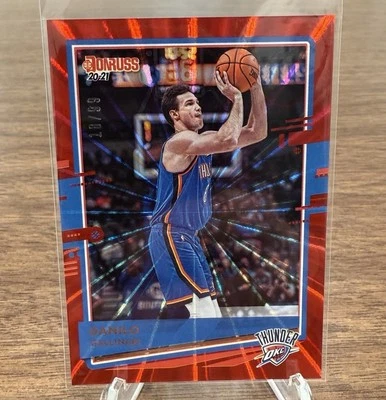 2020–21 Panini Donruss — Данило Галлинари No199 красный лазер /99 - Изображение 1 из 2
