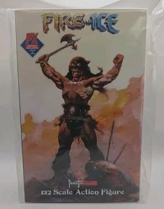 ICON Collectibles Frazetta Fire and Ice Dark Wolf (Animated Version) Previews Ex - Picture 1 of 6