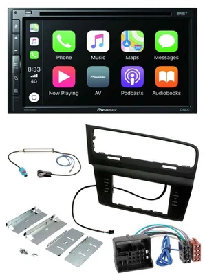 Pioneer DVD 2DIN MP3 DAB Bluetooth USB Autoradio für VW Golf VII (ab 11/2012) - Bild 1 von 4