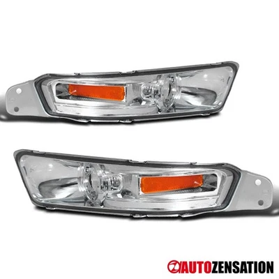 Fit 2005-2009 Ford Mustang GT Bumper Lights Signal Parking Lamp Left+Right 05-09 Foto 1 de 4