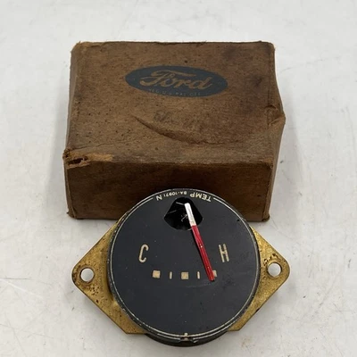 1949 1950 Ford Shoebox Temperature Gauge FoMoCo NOS - Image 1 of 4