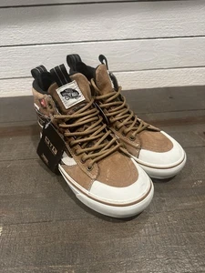 Vans Sk8 Hi MTE 1 Leopard Brown Suede Women 5 Waterproof Weather Resistant NWT - Picture 1 of 8