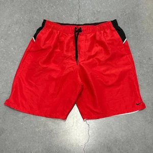Nike Red Swim Trunks - Picture 1 of 4