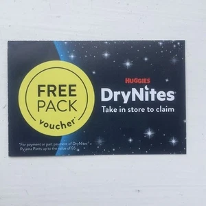DryNites Pyjama Pants Pack Voucher, Exp 31 Dec 25 - Picture 1 of 1