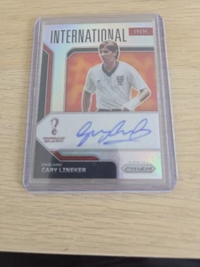 Gary Linekar, 2022 Panini Prizm, FIFA WC Qatar 2022, International Ink, Auto,/99 - Picture 1 of 3