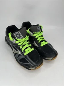 Womens Mizuno wave bolt 6 volley ball shoes/sneakers Size 8.5 grey and black - Picture 1 of 8