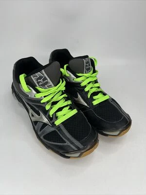 Womens Mizuno wave bolt 6 volley ball shoes/sneakers Size 8.5 grey and black - Image 1 of 4