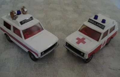 2 RANGE ROVER CORGI TOYS VIGILANT POLICE N° 461 & AMBULANCE N° 482 - Photo 1/4