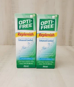 Opti-free Replenish Mehrzweck Verbesserter Komfort 10oz je EXP10/31/23 Menge 2 - Bild 1 von 4
