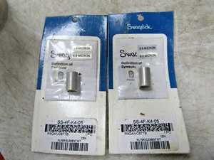 ๐ฅ2) NEW SWAGELOK SS-4F-K4-05 STAINLESS STEEL FILTER ELEMENT KIT 0.5 MICRON - Picture 1 of 3