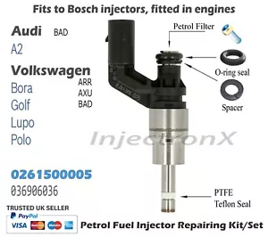 Fuel Injector Service Kit O-Ring 0261500005 for Audi VW 1.4 1.6 FSI engines - Picture 1 of 1