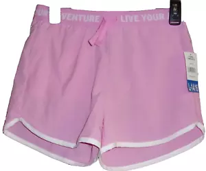Eddie Bauer "Live Your Adventure" Girl's Shorts PINK Size: LARGE #1467413 NWT - Picture 1 of 5