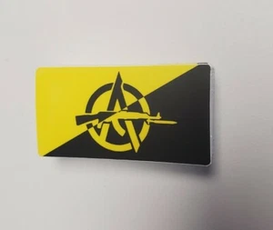 Anarcho-Capitalism AK-47 Stickers Lot of FIVE (5) mini stickers - Picture 1 of 12