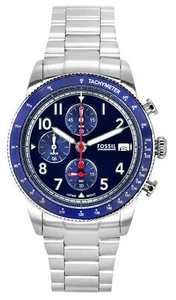 Reloj para hombre Fossil Sport Tourer cronógrafo esfera azul cuarzo FS6047 - Imagen 1 de 4
