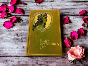 Beautiful Antique 1899 Riley Love-Lyrics Art Nouveau Photos Portrait Cover - Foto 1 di 12