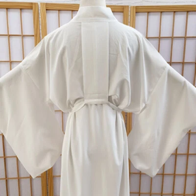 Nuevo Mujeres Hombres Chifón Yukata Kimono Japonés Albornoz Vestido Interior Retro Abrigo Top Foto 1 de 4
