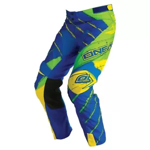Pantaloni O'Neal Mayhem LITE REVOLT blu/verde taglia 32 - Foto 1 di 1