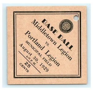1929 American Legion Baseball Spiel Middletown vs Portland Connecticut  - Bild 1 von 2