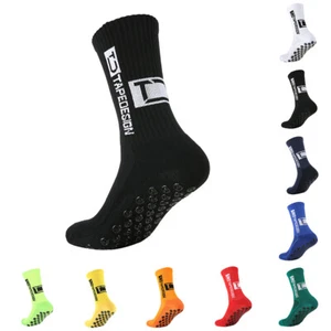 TAPEDESIGN Sport Socks Anti-Slip Skid Soccer Basketball Football Grip Dots Socks - Picture 1 of 21