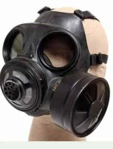 Canadian Armed Forces M69/C3 Gas Mask w/40mm Adapter & Original 60mm Filter - Picture 1 of 1