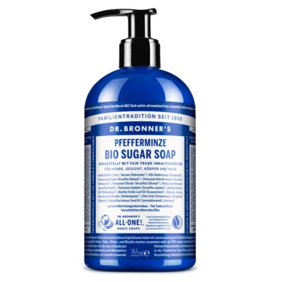 Dr. Bronners Bio Sugar Soap Pfefferminz 355ml