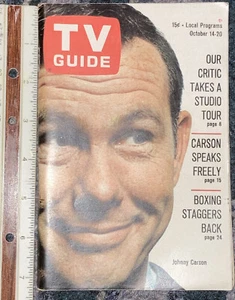 TV Guide Johnny Carson October 14-20 1967 Celebrity California - Picture 1 of 5