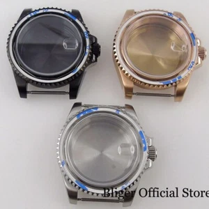 200M Waterproof 40mm SUB Dive Watch Case for NH35A NH34 GMT 120 Clicks Sapphire - Picture 1 of 31