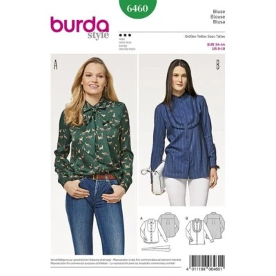 6460 PATRON BURDA  CREATIONS BLOUSE TUNIQUE     36 AU 46 - Photo 1/2