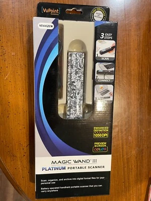 VuPoint Solutions Magic Wand III Platinum Portable Scanner ST442LW - Image 1 of 2