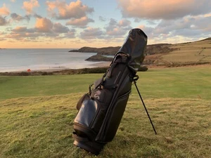 Black Golf Carry Bag - Snakeskin - Picture 1 of 5
