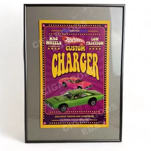 Hot Wheels Redlines Poster 1969 Custom Dodge Charger 11" x 17" OHNE RAHMEN - Bild 1 von 6