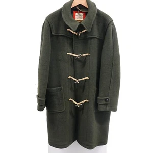 Seltener 50er Vintage Martin Dufflecoat Gr. 52 Militärgrün Wolle Feld Germany - Bild 1 von 24