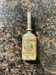 Very Rare No. 2 Motor Oil Bodine Electic Co. Oiler With Paper Label Made In USA - Picture 1 of 6